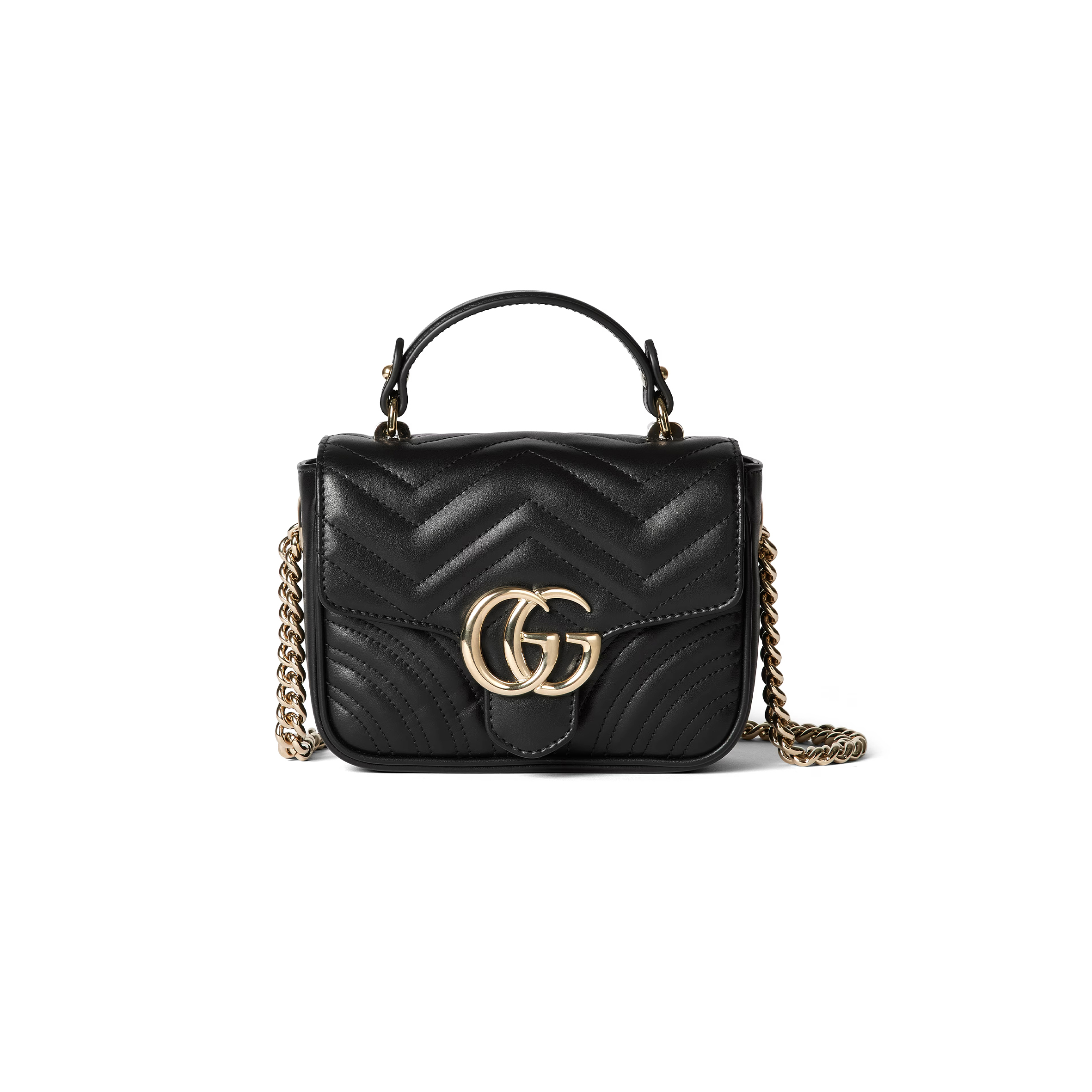 GUCCI GG MARMONT MINI TOP HANDLE BAG 811238 (17*13*6cm)